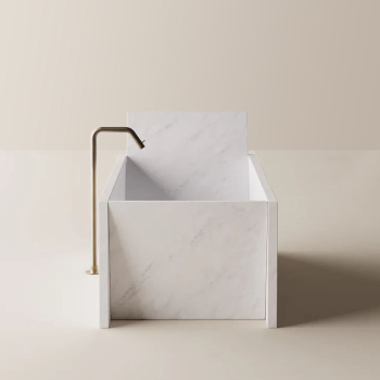 Ванна из искусственного камня Agape Face à face 185x73 AVAS1094MC