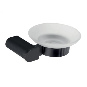 Мыльница Nofer из алюминия Capri черная 16225.N