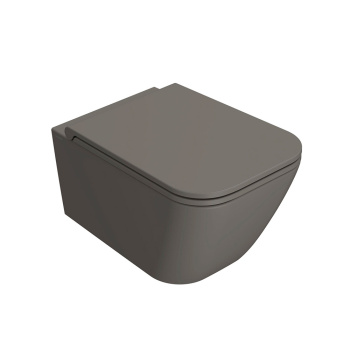 Унитаз подвесной Globo Stone Унитаз подвесной cm 52 безободковый крепление в комплекте цвет at (Agata) STS05AT