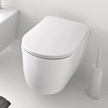 Унитаз подвесной Kerasan Nolita 531430 с креплениями WB9N, белый матовый