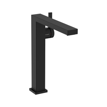 Смеситель для раковины Hansgrohe Tecturis E 73070670 coolstart, с клапаном push-open, черный