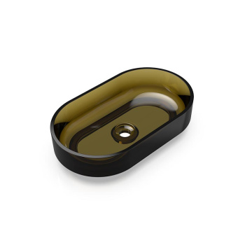 Раковина KNIEF Ellipse Shape цвет Pyrit 030 (Coffee Black 0700-24497-01) 70203030