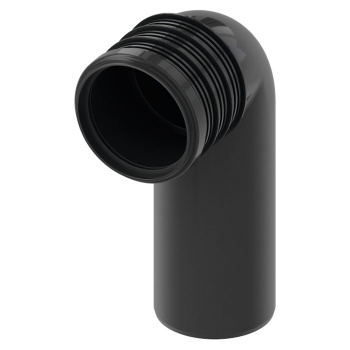 Отвод для унитаза Tece Teceprofil 9820134 черный