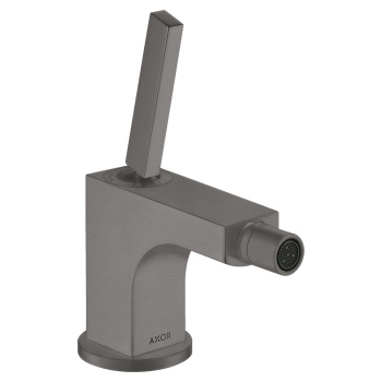 Axor Citterio Смеситель для биде, на 1 отв., с донным клапаном, цвет: черный хром 39210340