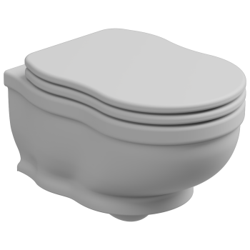 Чаша подвесного унитаза GSG Ceramic Design Time TIWCSO001 белый матовый