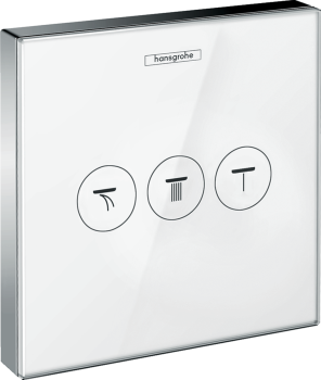 Переключатель потоков Hansgrohe ShowerSelect 15736400 на три потребителя белый