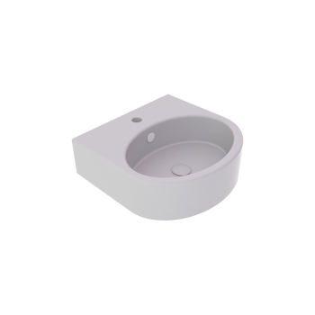 Раковина подвесная 45х44 см GSG Ceramic Design Like LKLAVBW45019 дымчатый