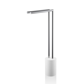 Полотенцедержатель Decor Walther Stone 971754 белый / хром