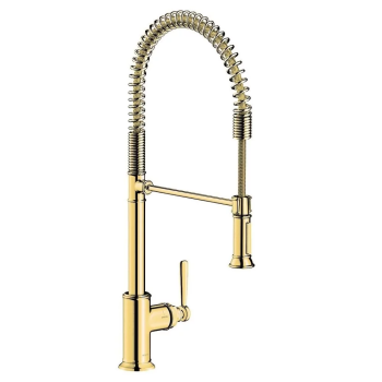 Axor Montreux Смеситель для раковины, на 1 отв.,илив: 27см., цвет: золото 16582990