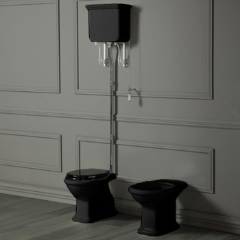 Бачок для унитаза Simas Lante LA06 nero подвесной черный