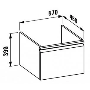 Тумба с раковиной Laufen Pro 8304.2.095.463.1+8.1895.3 белая