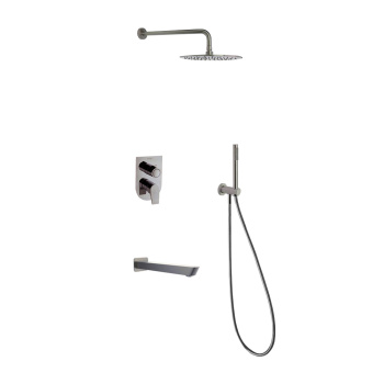 Смеситель для душа Ramonsoler Urban Chic встраиваемый с изливом, с тропическим и ручным душем никель K2115031NC