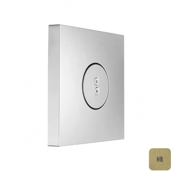 Форсунка встраиваемая вращающаяся Almar Spin Square High Brass Brushed PVD, E044177.HB