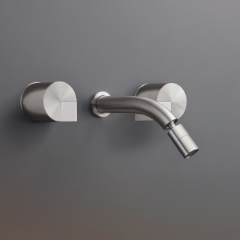 Смеситель для ванны CЕА Design Duet DET 27 S с гибким изливом сталь