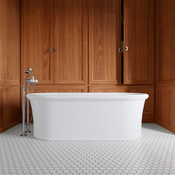 Ванна из искусственного камня Devon&Devon Celine White 176.5x89 CELINEWH
