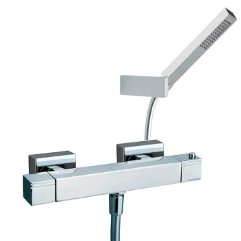 Смеситель термостатический Ramonsoler Kuatro для душа с душевым комплектом 4734MK