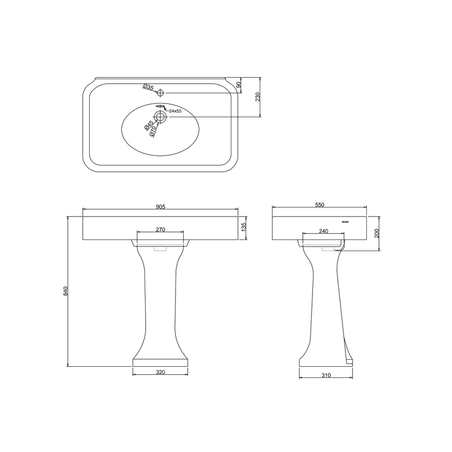 Пьедестал Burlington Arcade ARC1