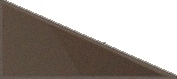 Керамическая плитка LaDiva Triangolo SX Liscia Caffe 4x9 Sat