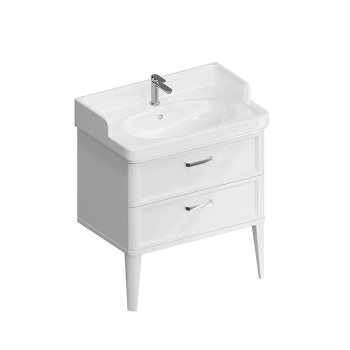 Тумбанапольная сящикамибелая глянцевая Kerama Marazzi Pompei PO.M.80.2\WHT белая глянцевая