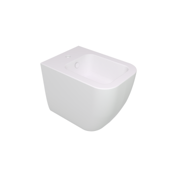 Биде приставное GSG Ceramic Design Brio BRBI01000 белый глянцевый