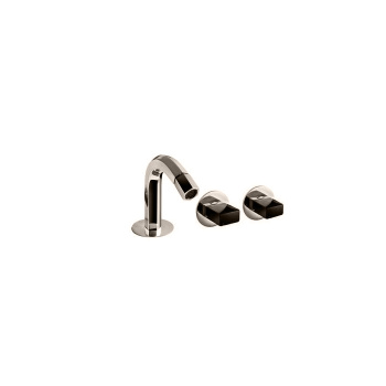 Смеситель для биде Fantini Venezia 1 отв., с донным клапаном, излив 120, Nickel PVD 29 95 N411SB