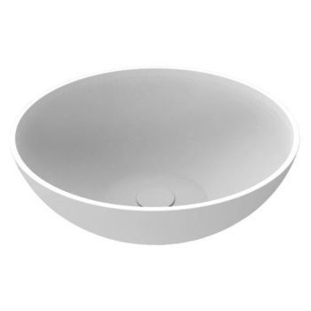 Раковина Moma Gold1 400х150 для установки на столешницу, с донным клапаном, белый матовый GLD0475.MWS