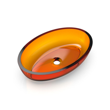 Раковина KNIEF Oval Shape цвет Citrin 060 (Crystal Orange 0700-070-08) 70201060