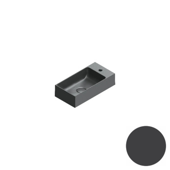 Раковина 50×25 Catalano Premium с 1 отверстием Nero satinato 0220521022