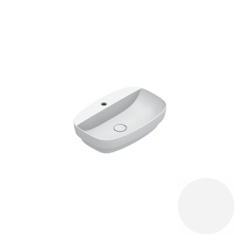 Раковина 60×40 Catalano Alvea встраиваемая с 1 отверстием Bianco satinato 0625601021