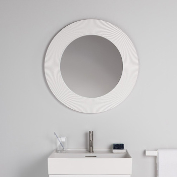 Laufen Kartell Зеркало круглое d=780мм, настенное, без подсветки, цвет: белый