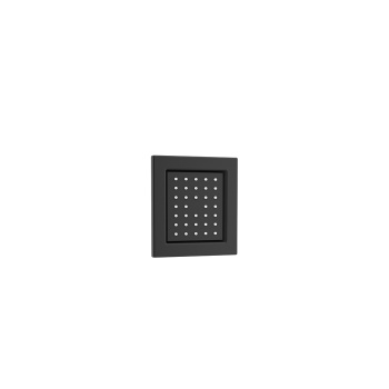 Форсунка Ramonsoler для душа встраиваемая квадратная черный 477202NM