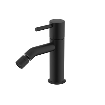 Смеситель для биде NEMO Round с донным клапаном MATTE BLACK NM-2321MB