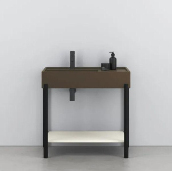 Раковина накладная Cielo Plinio PNLA CA 140 см коричневый