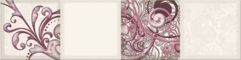 Керамическая плитка Eletto Ceramica Faenza Wine Ornament Frise 1 15.6x63 см 586842003