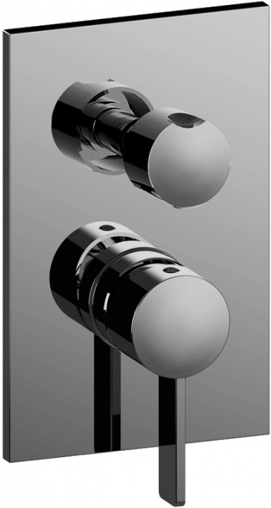 Смеситель для душа Paffoni Rock RO015CR (с внутренней частью)