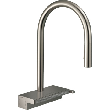 Смеситель для кухни, Hansgrohe, Aquno Select M81, цвет-под сталь