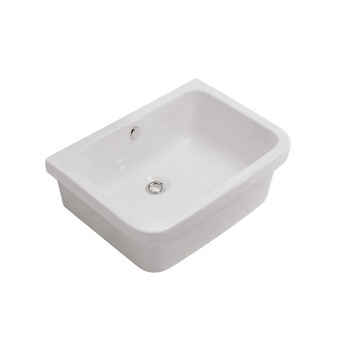 Раковина Globo Lavarredo IRIS 60х46х22см, без отв-я под смеситель, белый VA044.BI*0