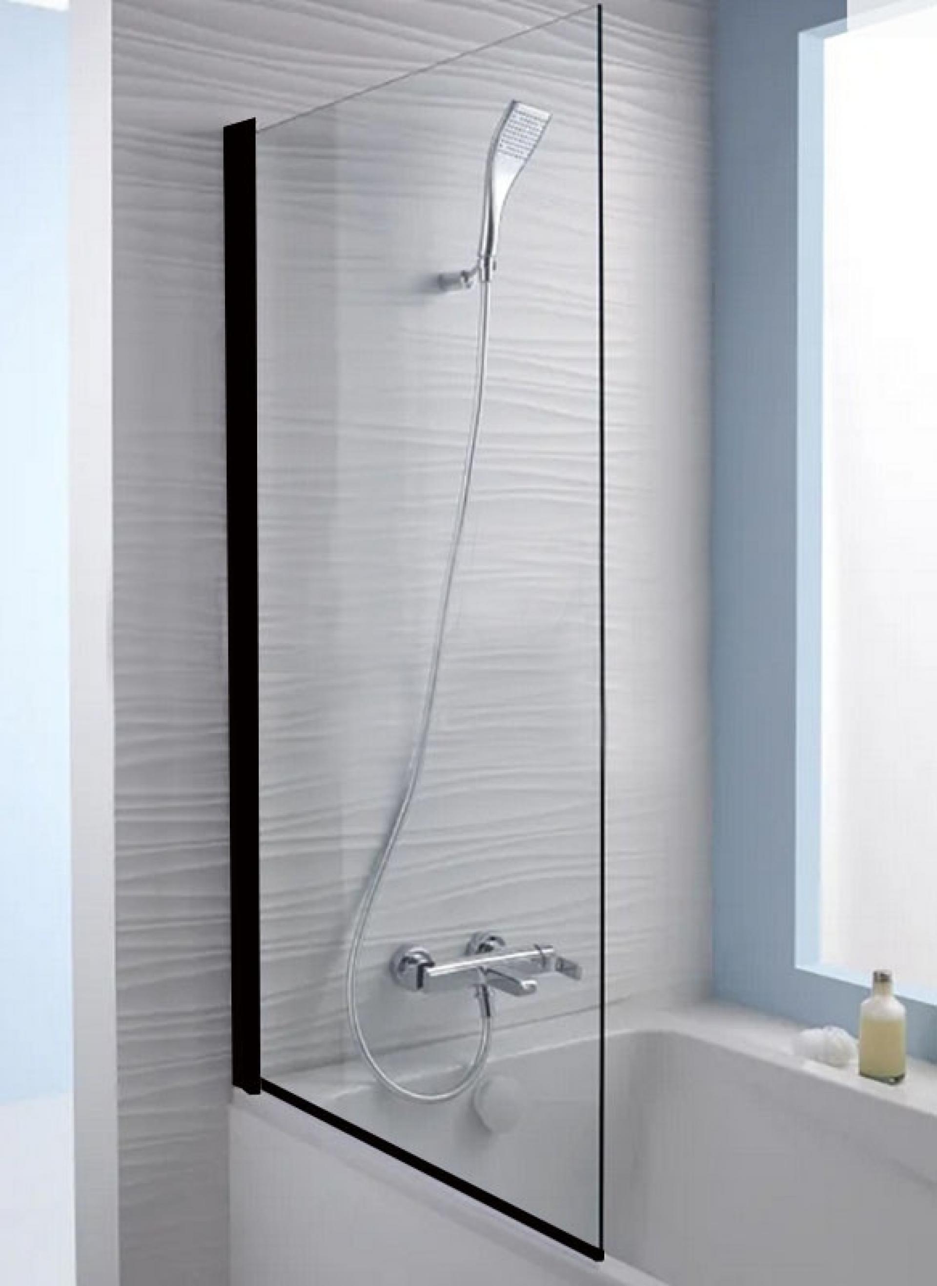 Шторка на ванну Jacob Delafon Struktura E6D042-BL черный