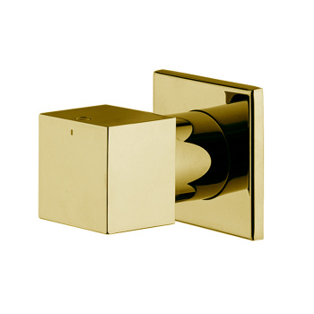 Переключатель поток Fima Carlo Frattini Zeta на 2 источника, золото F3963N2OR