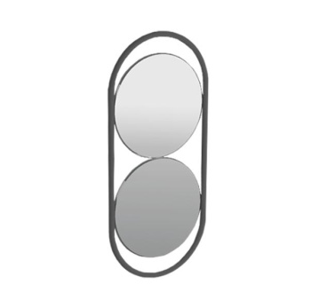 Зеркало для ванной Simas Wave WAS01 nero matt 30x70 см черный