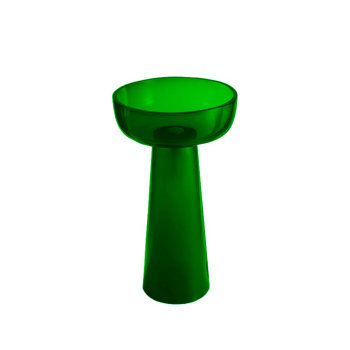 Раковина KNIEF  отдельностоящая цвет Aventurin 080 (Turquoise Green) 70401080