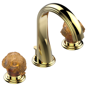 Смеситель для раковины THG Sun Dragon U5D-F01-151LED полированное золото