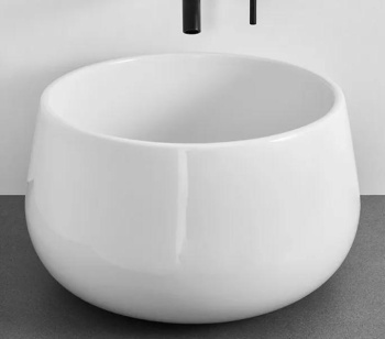 Раковина накладная Cielo Le Bacinelle BATA 45 см белый