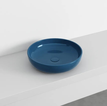 Раковина накладная Cielo Shui SHBA45 OL 45 см синий