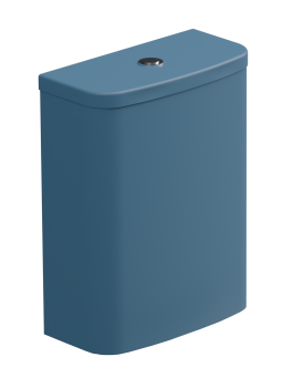 бачок для напольного унитаза с механизмом смыва GSG Ceramic Design Like LKCIMBL027 + ACS82 Denim Matt