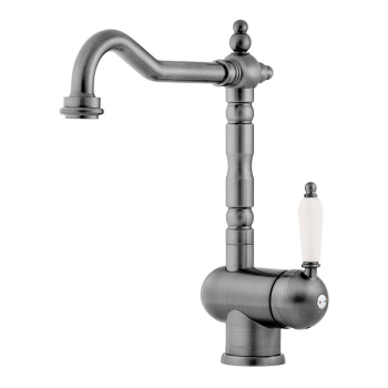 Смеситель для кухни Omoikiri Kyoto 2 plus SI античное серебро 4994352