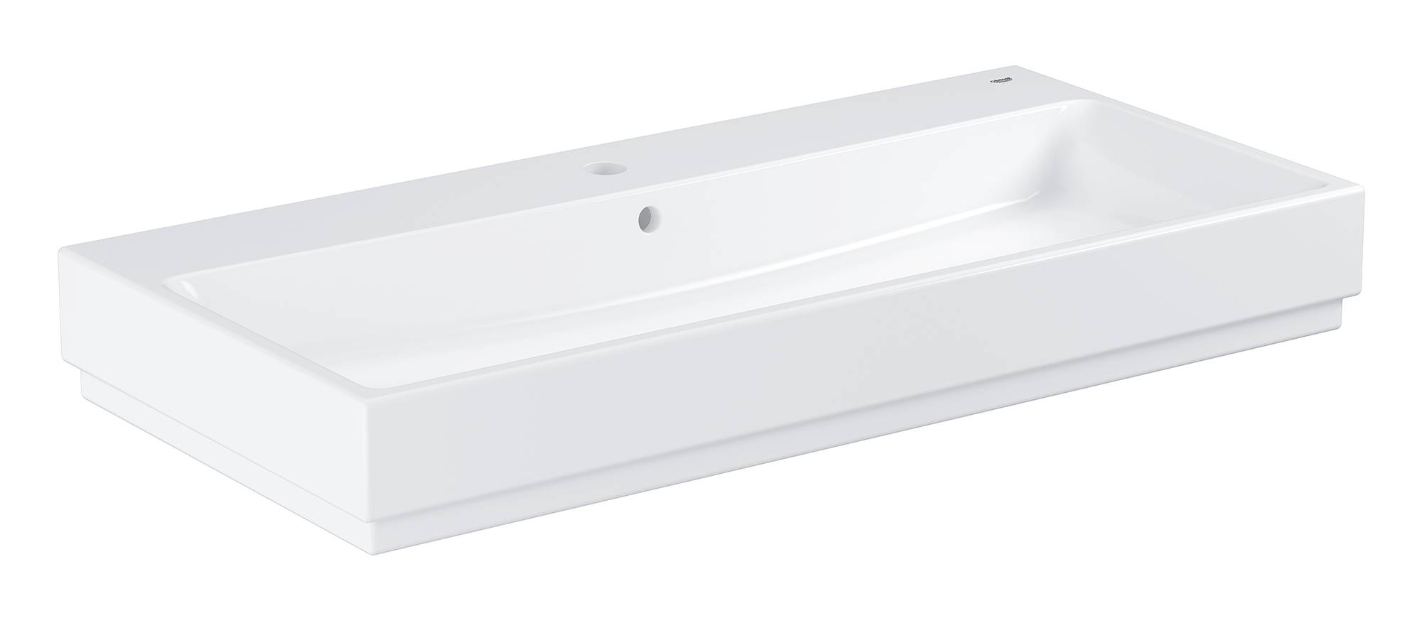 Раковина GROHE Cube Ceramic, подвесная 100 см, альпин-белый 3938600H