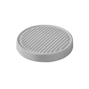 Мыльница Artceram Cartesio 22, настольная, керамическая, серый глянцевый CAC002 34 00