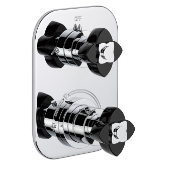 Смеситель для душа THG Petale De Cristal Noir U6D-A02-5500BE хром