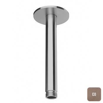 Держатель верхнего душа потолочный Almar 15 с круглым отражателем, copper brushed pvd E021107.CO